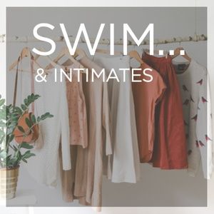 SWIM & INTIMATES section of my closet
